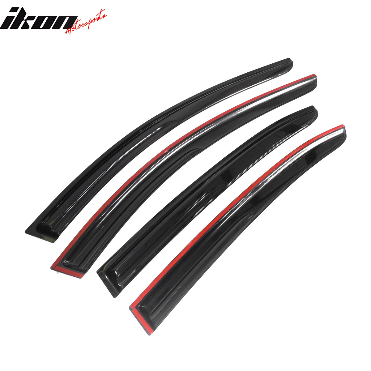 Fits 14-19 Mazda 3 Sedan Hatchback Mugen Style Window Visors Acrylic 4Pc Set