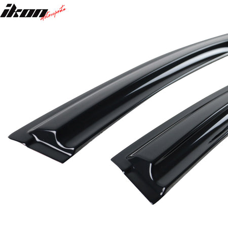 Fits 09-13 Mazda 6 Mugen Style Acrylic Window Visors Sun Rain Guards 4Pc Set