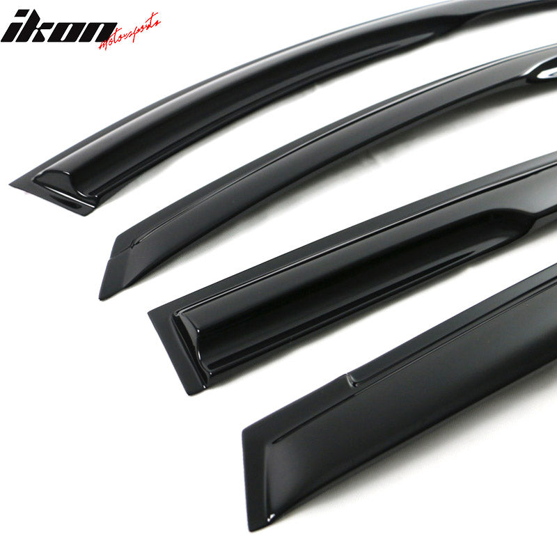 Fits 13-16 Mazda CX5 Mugen Style Window Visors Acrylic Sun Windshield 4PCS