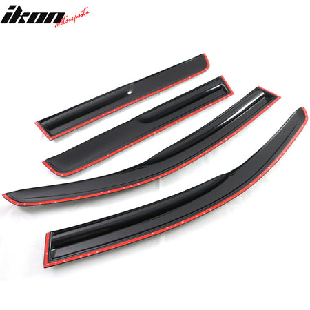 Fits 03-06 Mitsubishi Outlander 1st Gen Mugen Style Acrylic 4PCS Window Visors