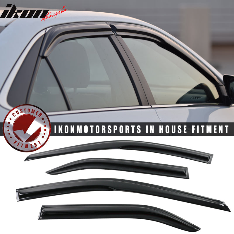 2012-2014 Toyota Camry Mugen Style Smoke Window Visor Guard Acrylic