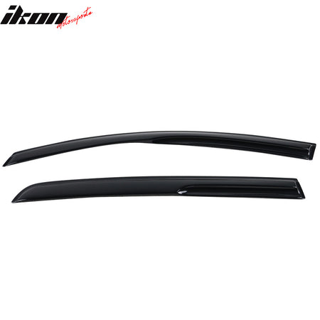 Fits 10-14 VW Golf MK6 GTI Mugen Style Window Visors Acrylic Air Deflectors 4PC