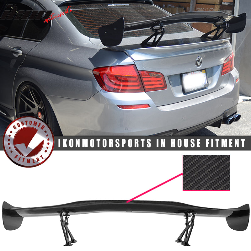 Universal 57" GT Style Racing Race Drag Trunk Spoiler 3D Carbon Fiber