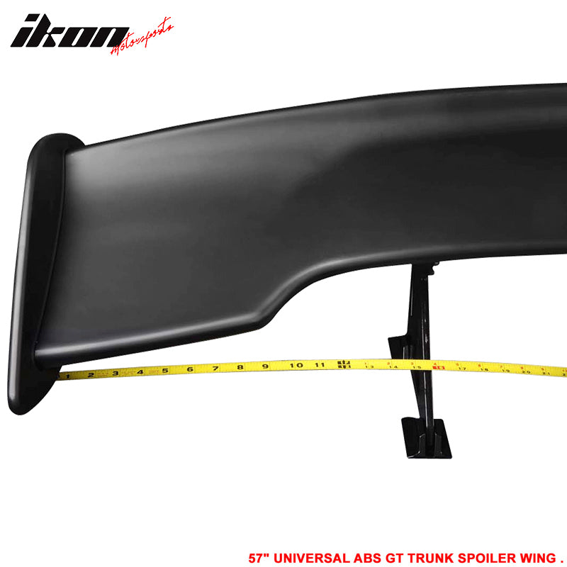 Universal Toyota 57 Inch GT Style Rear Trunk Spoiler Wing JDM Adjustable ABS