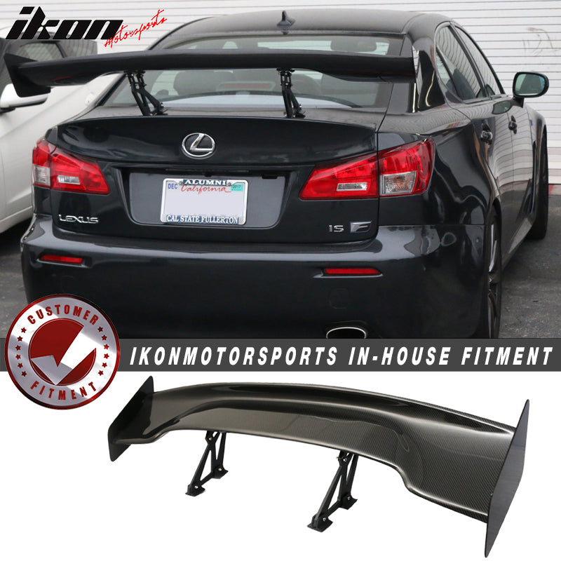 2006-2014 Lexus IS250 IS350 IS F 57" Wide Trunk Spoiler Carbon Fiber