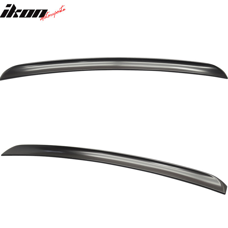 Roof Spoiler Compatible With 1999-2006 BMW X5 E53, ACS Style ABS Matte Black Rear Deck Lip Wing by IKON MOTORSPORTS, 2000 2001 2002 2003 2004 2005