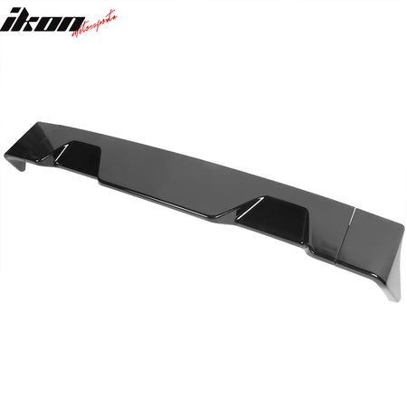 IKON MOTORSPORTS, Rear Roof Spoiler Compatible With 2013-2018 Ram 1500 All Cab & Bed Size IKON Style ABS Roof Spoiler Wing