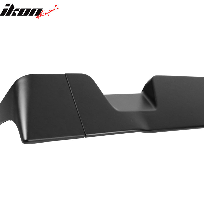 IKON MOTORSPORTS, Rear Roof Spoiler Compatible with 2019-2023 Ram 1500 All Cab & Bed Size IKON Style ABS Top Roof Spoiler Wing