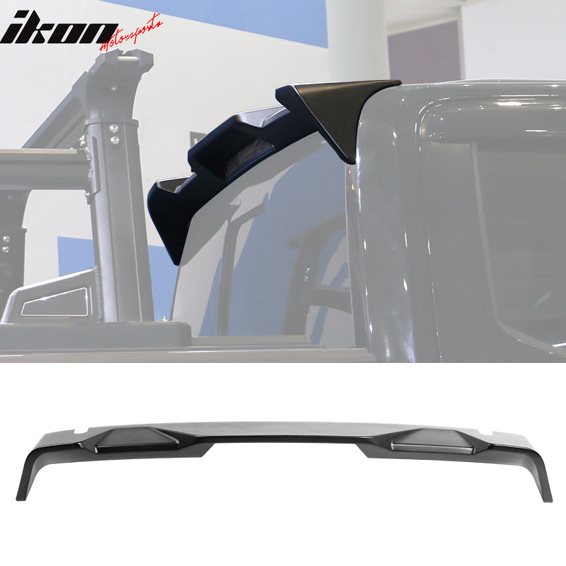 IKON MOTORSPORTS Rear Roof Spoiler, Compatible With 2015-2020 Ford F-150 All Cab & Bed Size