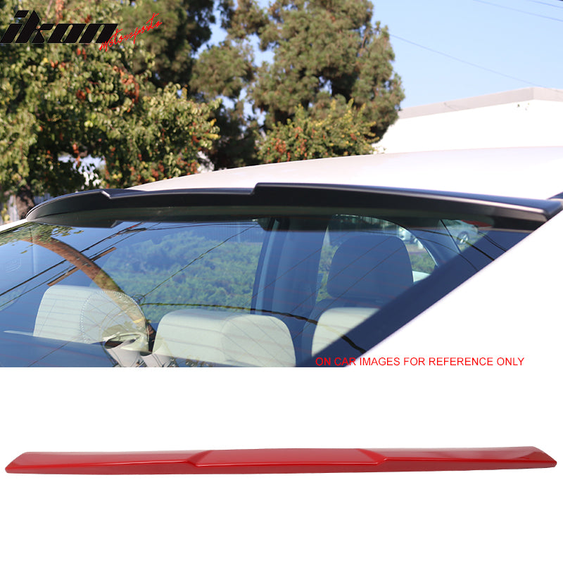 Fits 16-21 Honda Civic X Sedan 10th Gen 4Dr IKON Style Roof Spoiler - ABS