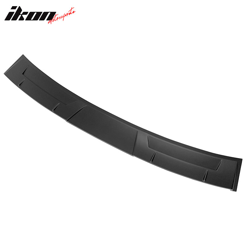 IKON MOTORSPORTS, Roof Spoiler Compatible With 2014-2022 Infiniti Q50, PP V Style Rear Window Visor Wing