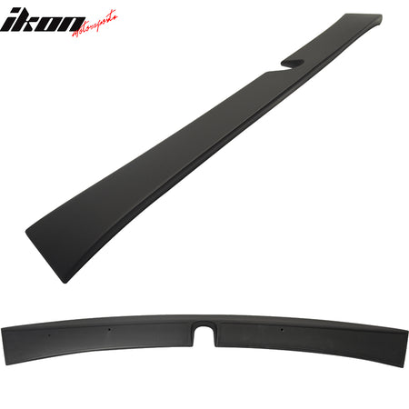 Fits 01-07 Benz C Class W203 L Style Matte Black Rear Roof Window Spoiler Wing