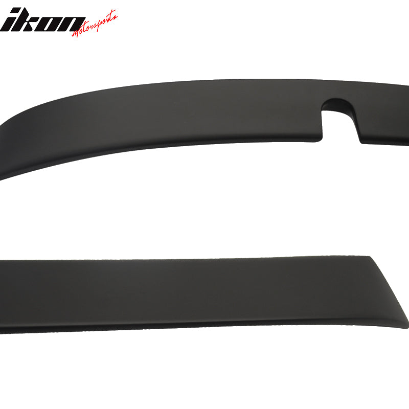 Fits 01-07 Benz C Class W203 L Style Matte Black Rear Roof Window Spoiler Wing