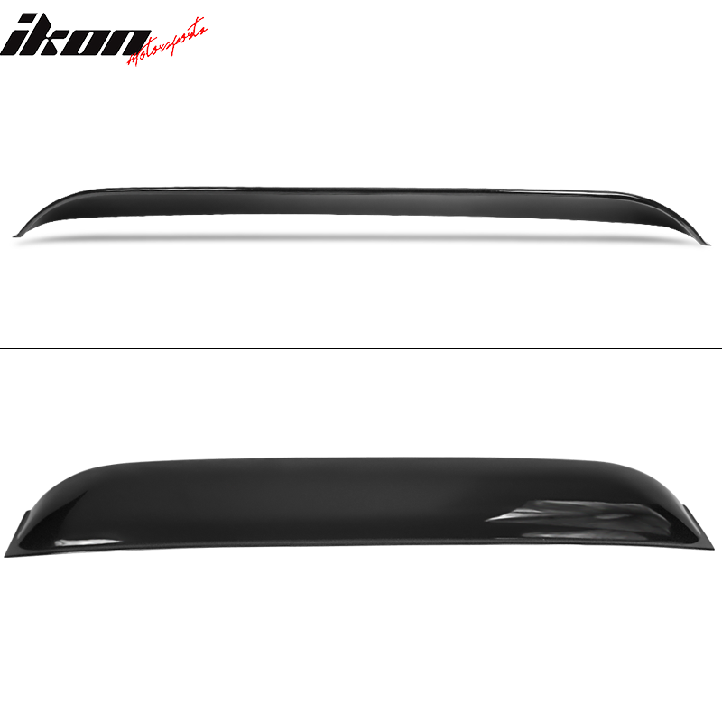 IKON MOTORSPORTS, Roof Spoiler Compatible With 2009-2020 Nissan 370Z Coupe, PP Rear Window Visor Roof Lip Spoiler Wing