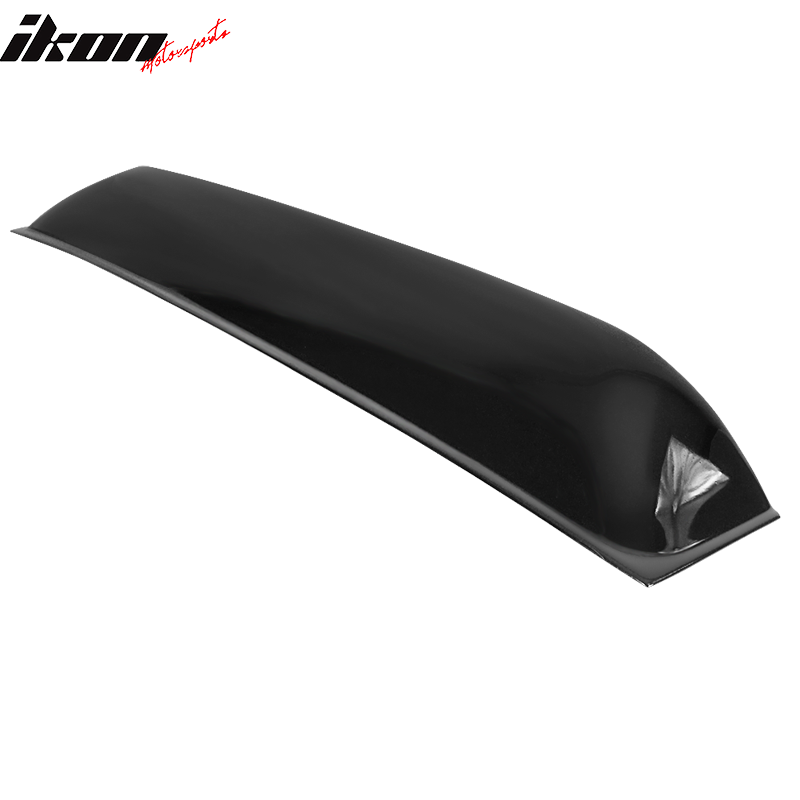 IKON MOTORSPORTS, Roof Spoiler Compatible With 2009-2020 Nissan 370Z Coupe, PP Rear Window Visor Roof Lip Spoiler Wing