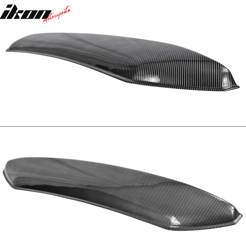 IKON MOTORSPORTS, Roof Spoiler Compatible With 2013-2016 Scion FR-S/2013-2020 Subaru BRZ/2017-2020 Toyota 86, PP Rear Window Visor Roof Spoiler Wing, 2014 2015 2016 2017 2018 2019