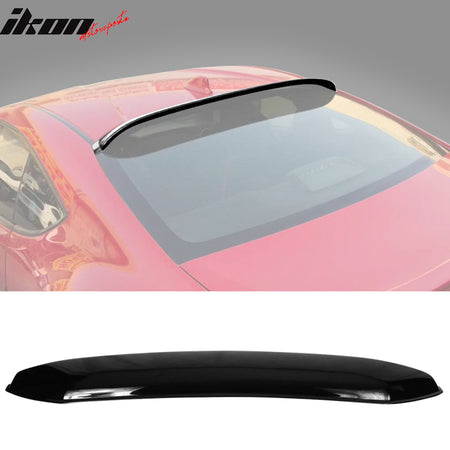 IKON MOTORSPORTS, Roof Spoiler Compatible With 2013-2016 Scion FR-S/2013-2020 Subaru BRZ/2017-2020 Toyota 86, PP Rear Window Visor Roof Spoiler Wing, 2014 2015 2016 2017 2018 2019