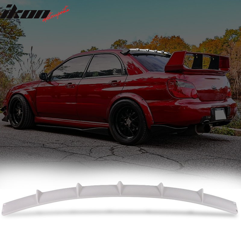 2006-2007 Subaru Impreza WRX STI Roof Fin Window Spoiler Wing FRP