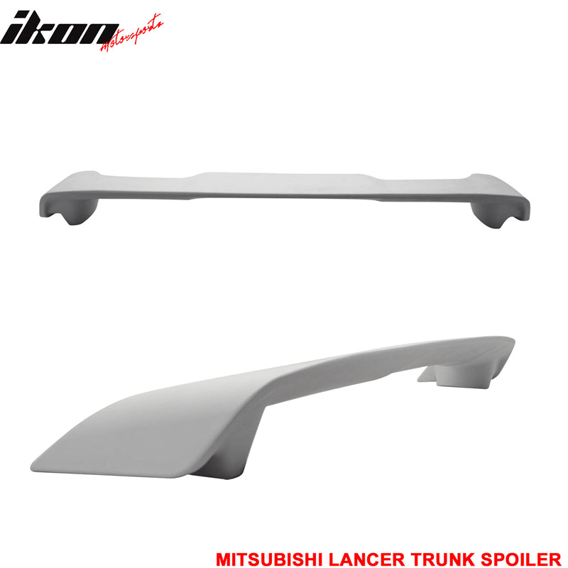 Fits 08-15 Mitsubishi Lancer ABS OE Factory Style Rear Spoiler Wing Unpainted