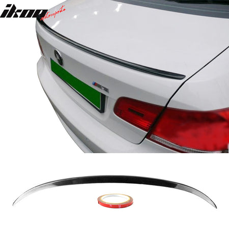 Fits 07-13 BMW 3-Series E93 M3 Style Trunk Spoiler Lip Wing - CF