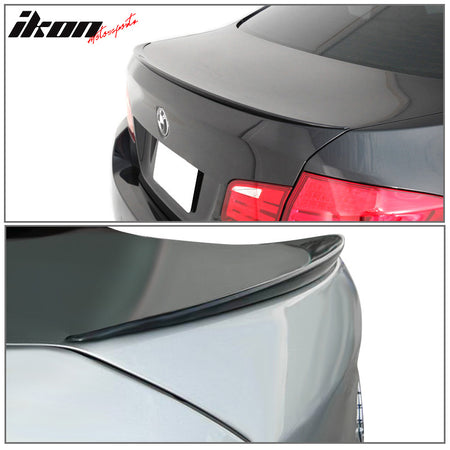 Compatible With 11-17 BMW F10 5-Series 4Dr Sedan M5 Style Trunk Spoiler Wing ABS