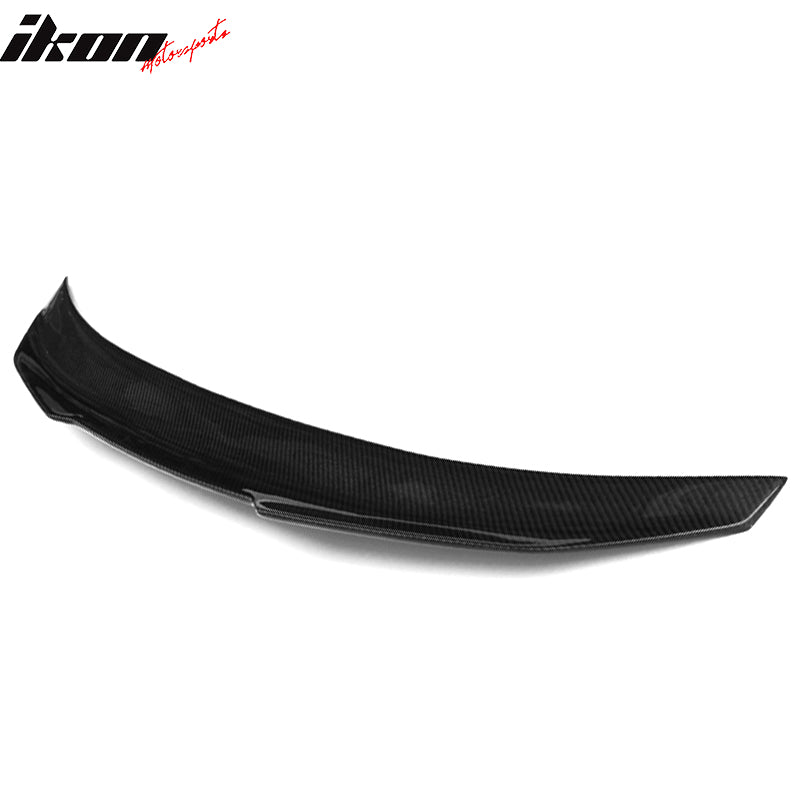 Fits 11-17 BMW 5-Series F10 PSM Style Carbon Fiber CF Trunk Spoiler