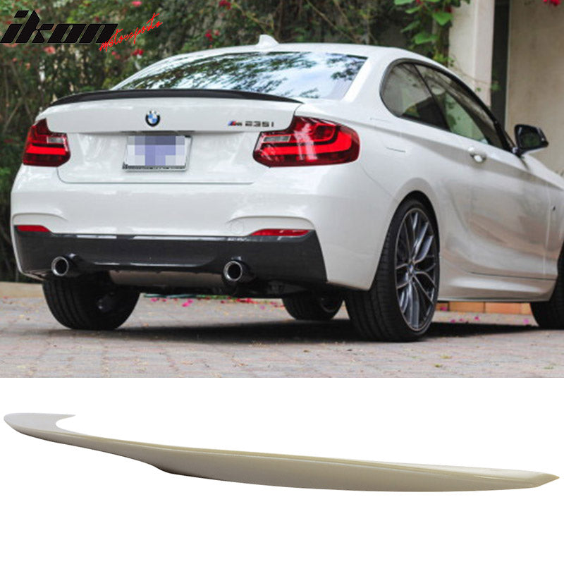 2014-2021 BMW F22 2 Series P Style Unpainted Rear Spoiler Wing ABS