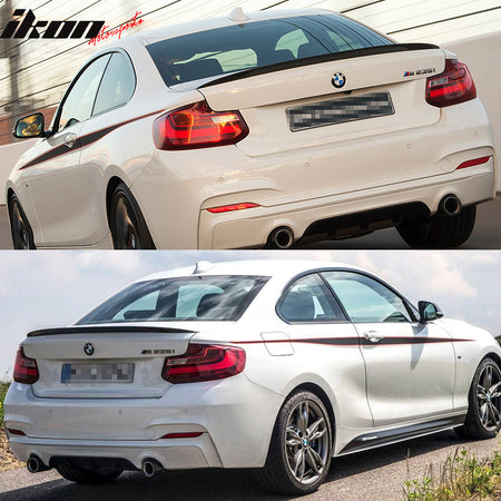 Clearance Sale Fits 14-21 BMW F22 2 Series Performance Style Trunk Spoiler ABS