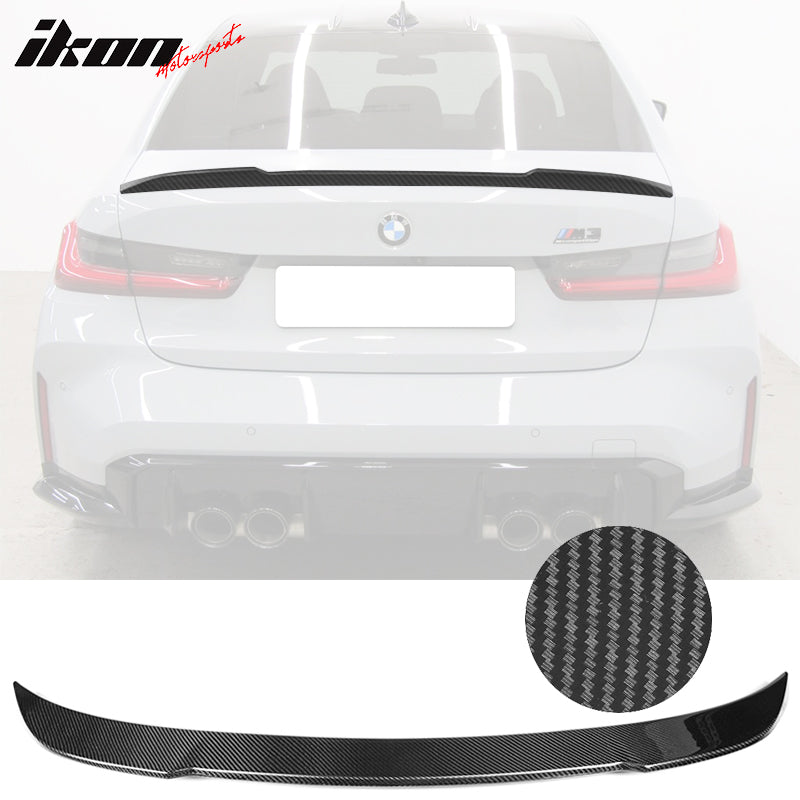 2021-2024 BMW G80 M3 CS Style Rear Spoiler Wing Carbon Fiber