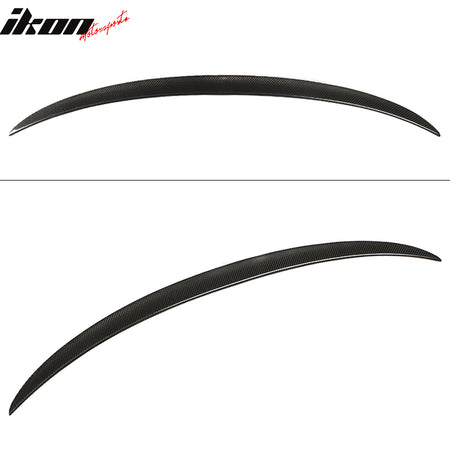 Fits 21-25 BMW G80 M3 M Style Carbon Fiber Rear Trunk Spoiler Wing Decklid CF