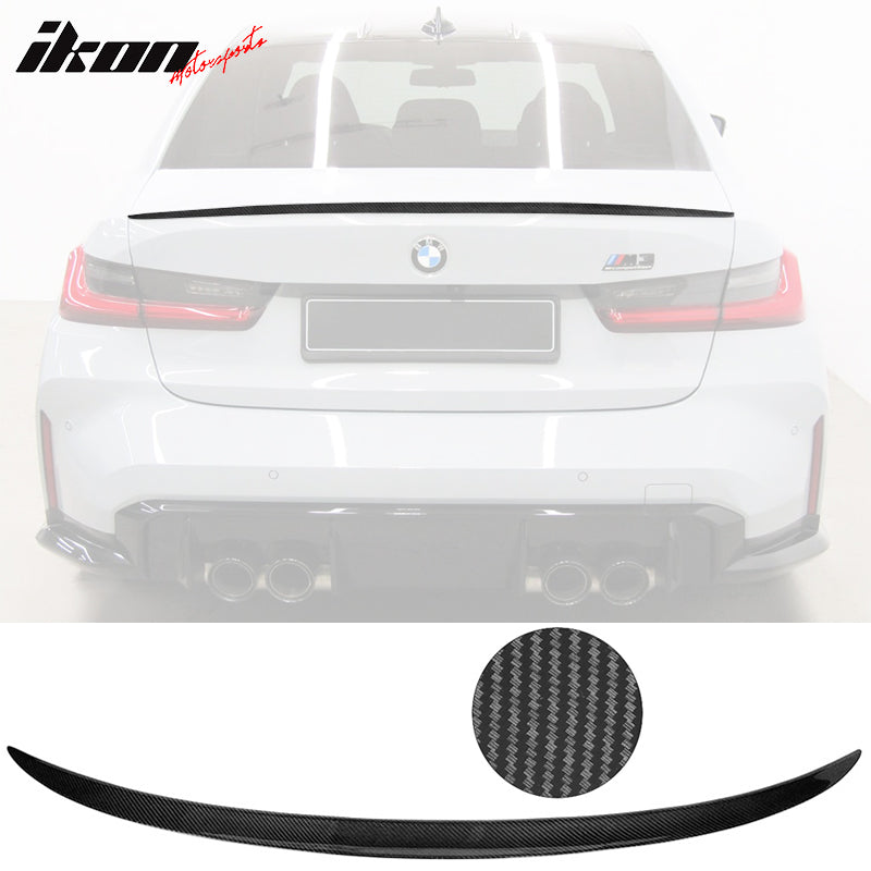 2021-2024 BMW G80 M3 M Style Carbon Fiber Rear Spoiler Wing