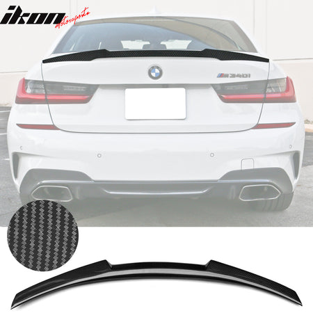 Fits 19-23 BMW 3-Series G20 M4 Style ABS Rear Trunk Spoiler Wing Lip