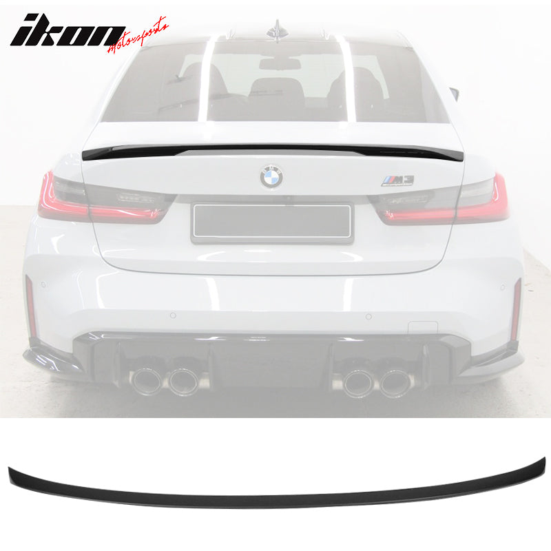 2021-2024 BMW G80 M3 MP Style Matte Black Rear Spoiler Wing ABS