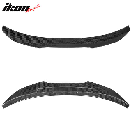 Fit 19-24 BMW G20 3 Series 21-24 G80 M3 PSM Style Trunk Spoiler Dry Carbon Fiber