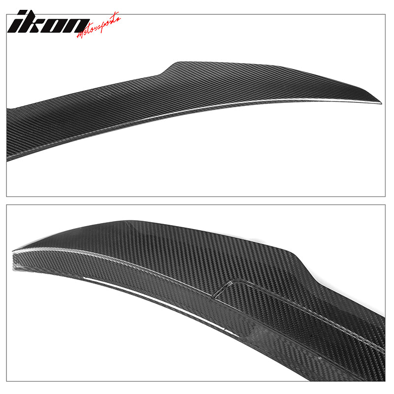 Fit 19-24 BMW G20 3 Series 21-24 G80 M3 PSM Style Trunk Spoiler Dry Carbon Fiber