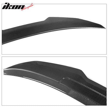 Fit 19-24 BMW G20 3 Series 21-24 G80 M3 PSM Style Trunk Spoiler Dry Carbon Fiber