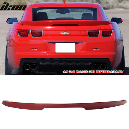 Fits Camaro ZL1 Style Trunk Spoiler Unpainted LED 3Rd Brake Light Lamp