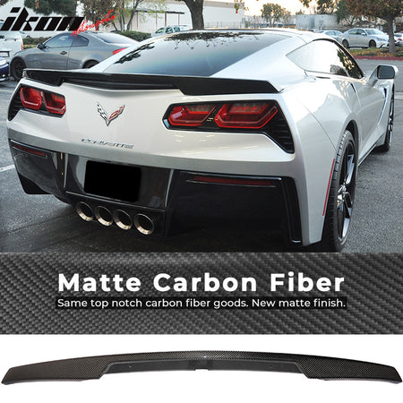 Fits 14-19 Chevy Corvette C7 Z51 Package Style Trunk Spoiler - Carbon Fiber