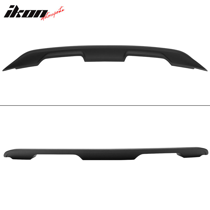 IKON MOTORSPORTS, Trunk Spoiler Compatible With 2015-2022 Ford Mustang Coupe, Rear Trunk Lip Wing Spoiler Rear Lid Wing ABS Plastic GT500 Style, 2016 2017 2018 2019 2020