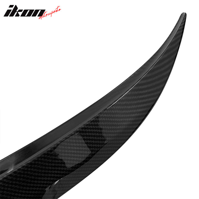 IKON MOTORSPORTS, Rear Trunk Spoiler Compatible With 2022 Honda Civic 11th Gen Sedan, Rear Trunk Spoiler Wing Lip Added on Bodykit Replacement ABS Plastic HPD Style