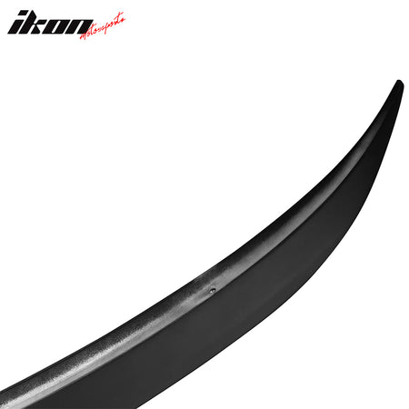 IKON MOTORSPORTS, Rear Trunk Spoiler Compatible With 2022 Honda Civic 11th Gen Sedan, Rear Trunk Spoiler Wing Lip Added on Bodykit Replacement ABS Plastic HPD Style