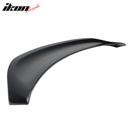 IKON MOTORSPORTS, Duckbill Trunk Spoiler Compatible With 2022 Honda Civic Sedan 4-Door, IKON Style ABS Plastic Rear Tail Trunk Wing Spoiler Lip