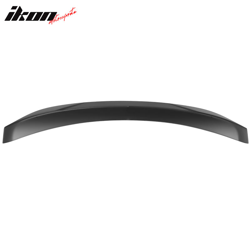 IKON MOTORSPORTS, Duckbill Trunk Spoiler Compatible With 2022 Honda Civic Sedan 4-Door, IKON Style ABS Plastic Rear Tail Trunk Wing Spoiler Lip