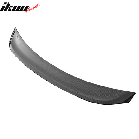 IKON MOTORSPORTS, Duckbill Trunk Spoiler Compatible With 2022 Honda Civic Sedan 4-Door, IKON Style ABS Plastic Rear Tail Trunk Wing Spoiler Lip