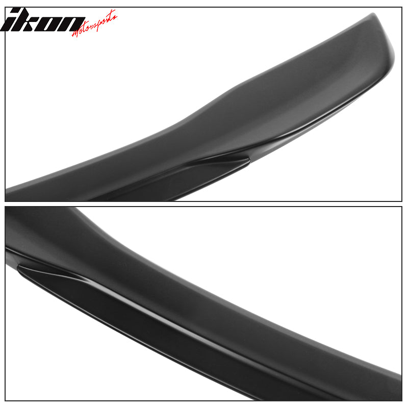 IKON MOTORSPORTS, Trunk Spoiler fits 2022 Honda Civic 11th Gen 4-Door Sedan RS Style Rear Tail Trunk Wing Spoiler Lip ABS Plastic