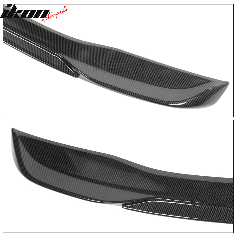 IKON MOTORSPORTS, Trunk Spoiler fits 2022 Honda Civic 11th Gen 4-Door Sedan RS Style Rear Tail Trunk Wing Spoiler Lip ABS Plastic