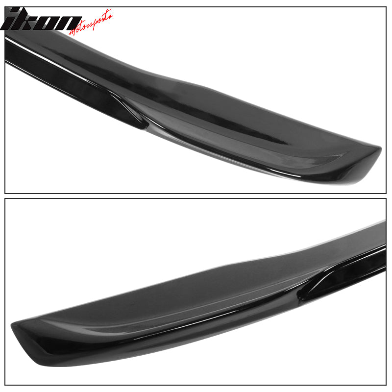 IKON MOTORSPORTS, Trunk Spoiler fits 2022 Honda Civic 11th Gen 4-Door Sedan RS Style Rear Tail Trunk Wing Spoiler Lip ABS Plastic