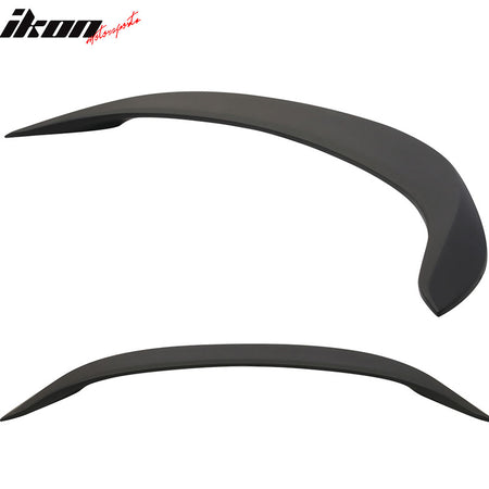 Fits 11-15 Hyundai Elantra Sedan 4Dr Matte Black ABS Trunk Spoiler Wing & Led