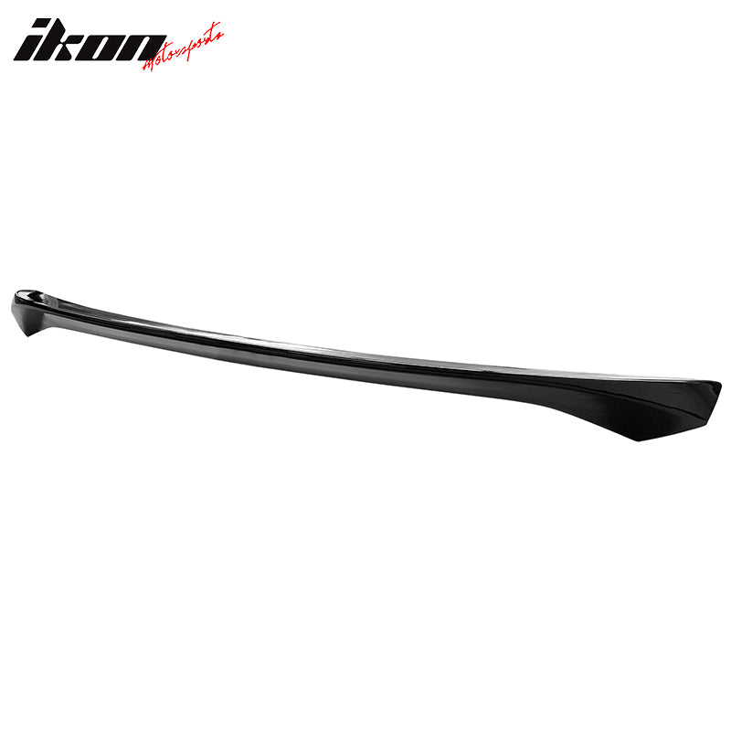 IKON MOTORSPORTS, Trunk Spoiler Compatible With 2014-2023 Infiniti Q50, ABS Plastic AS Style High Kick Duckbill Rear Trunk Lid Spoiler