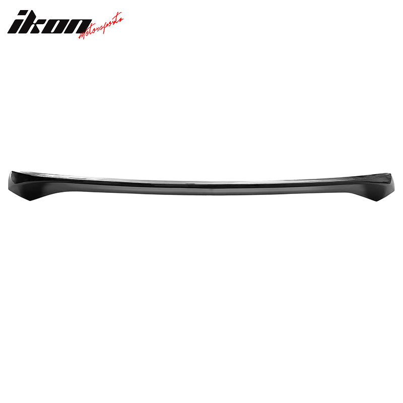 IKON MOTORSPORTS, Trunk Spoiler Compatible With 2014-2023 Infiniti Q50, ABS Plastic AS Style High Kick Duckbill Rear Trunk Lid Spoiler